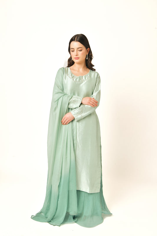 raw silk dress
